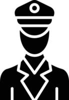 officier vector pictogram ontwerp illustratie