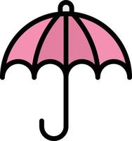 paraplu vector pictogram ontwerp illustratie