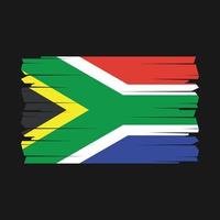 zuiden Afrika vlag borstel vector