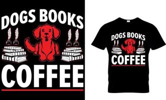 honden boeken koffie. boek t-shirt ontwerp. boek t overhemd ontwerp.boek ontwerp. lezen ontwerp. lezing t overhemd ontwerp. kat ontwerp. hond ontwerp. koffie ontwerp. vector