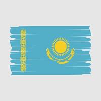 Kazachstan vlag borstel vector