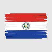 Paraguay vlag borstel vector