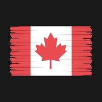 Canada vlag borstel vector