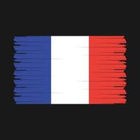 Frankrijk vlag borstel vector