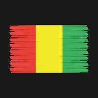 Guinea vlag borstel vector