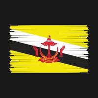 vlag van brunei vector