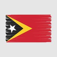 vlag van oost-timor vector