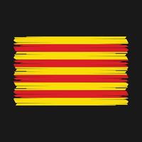 vlag van catalonië vector