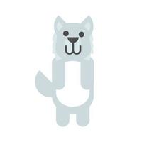 wolf vector pictogram