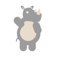 neushoorn vector icoon