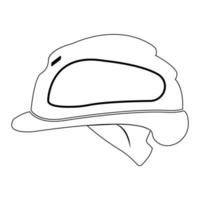 helm icoon illustratie vector