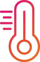 thermometer vector pictogram ontwerp illustratie