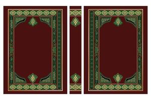 klassiek Arabisch boek Hoes typografie ontwerp is gemaakt met mooi Islamitisch ornament vector