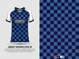 voetbal Jersey ontwerp voor sublimatie, sport t overhemd ontwerp, sjabloon Jersey pro vector