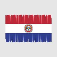 vlag van paraguay vector