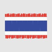 vlag van thailand vector