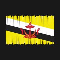 vlag van brunei vector