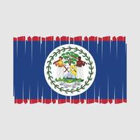 vlag van belize vector