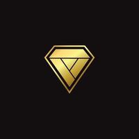 vector elegant concept diamant logo