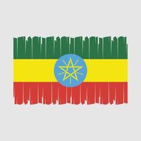 ethiopië vlag vector