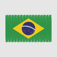 braziliaanse vlag vector