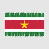 Suriname vlag vector illustratie