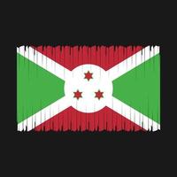 Burundi vlag vector illustratie