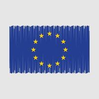 Europese vlag vector illustratie