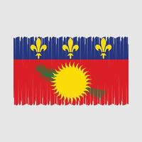 Guadeloupe vlag vector illustratie