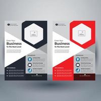 corporate flyer ontwerp vector