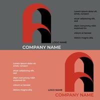 brief a, s, l logo ontwerp vector