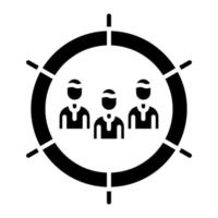 focusgroep vector pictogram