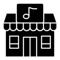 muziek- winkel vector icoon