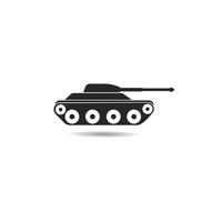 hoofd strijd tanks icoon logo vector icoon illustratie