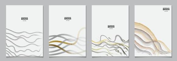 abstract poster ontwerp met curves lijnen. . ideaal voor banier folder uitnodiging Hoes bedrijf kaart. vector eps 10