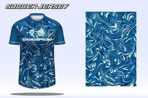 voetbal Jersey sport t-shirt ontwerp mockup voor Amerikaans voetbal club vector