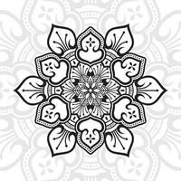 bloem mandala. vintage decoratieve elementen. oosters patroon, vectorillustratie. vector