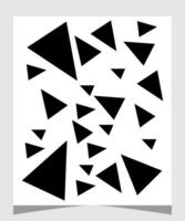 naadloos driehoekspatroon. vectorachtergrond. geometrische abstracte textuur. vector