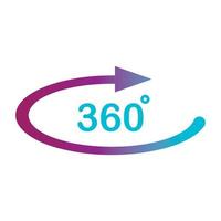 360 graden logo's vector