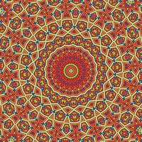 een kleurrijk patroon met een circulaire patroon vector