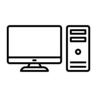 computer vector pictogram