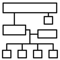 sitemap vector icoon