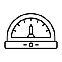 ampèremeter vector pictogram