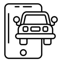 telefoontje taxi vector icoon