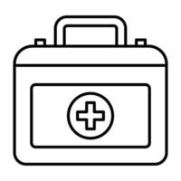 EHBO-kit vector icon