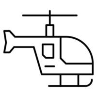 leger helikopter vector icoon