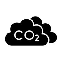 co2 vector icoon