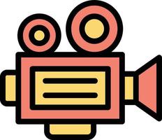 film camera vector pictogram ontwerp illustratie