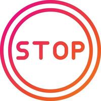 stop vector pictogram ontwerp illustratie