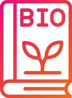 bio boek vector pictogram ontwerp illustratie